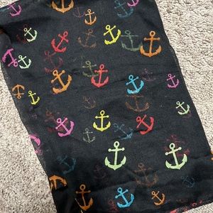 Black Anchor Scarf